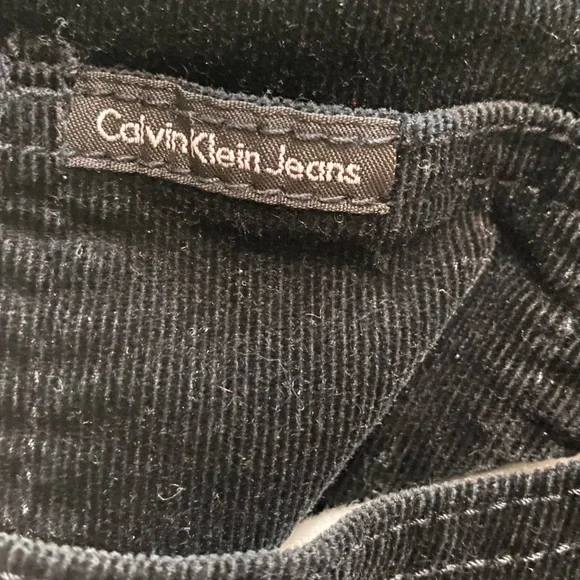 Calvin Klein women’s Jeans Black Corduroy size 10 - Picture 5 of 8